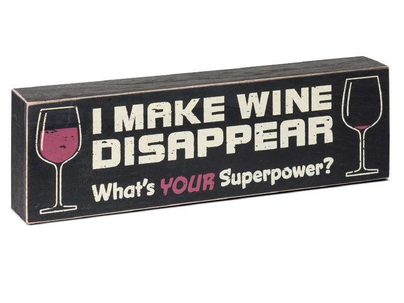 Superpower - Wooden Sign
