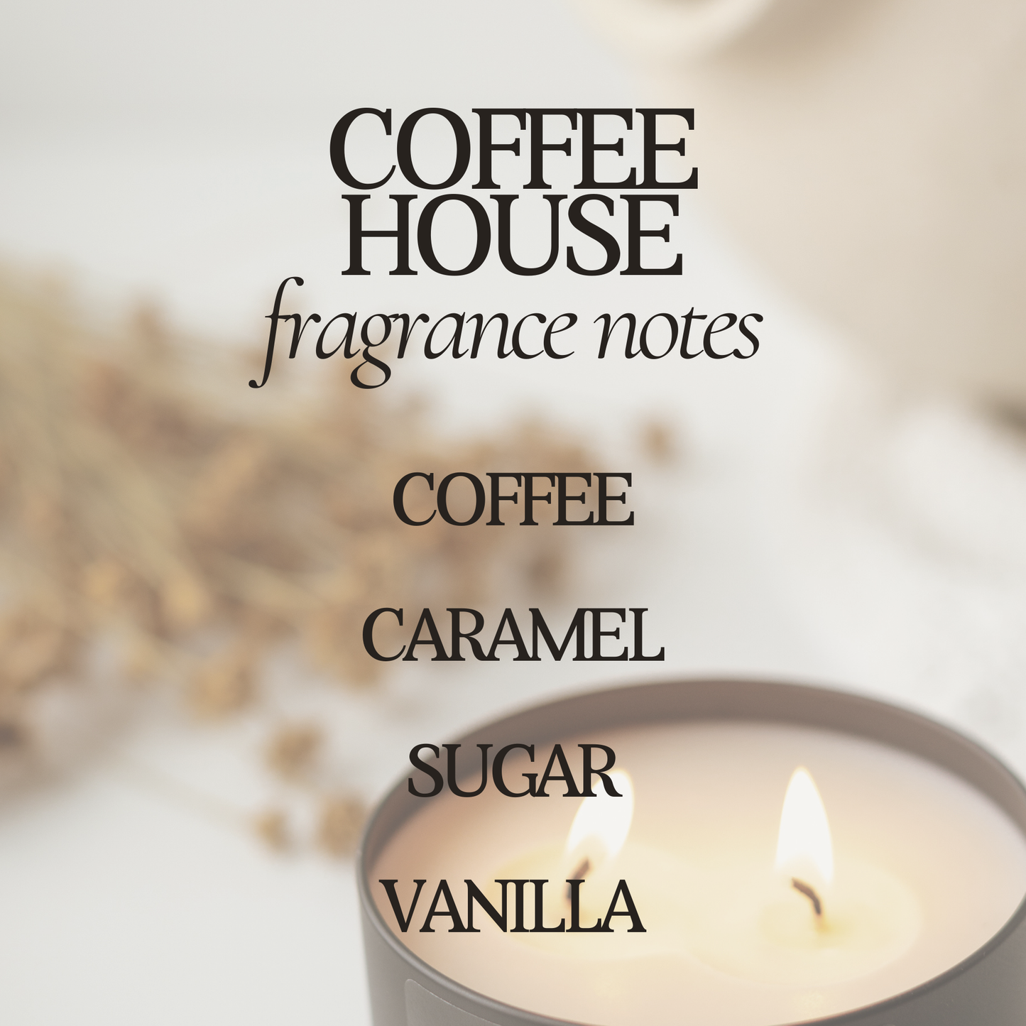 Coffee House 12 oz Soy Candle