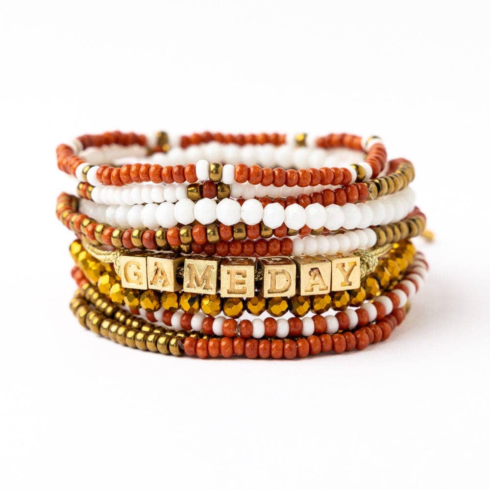 Game Day Bracelet Stack