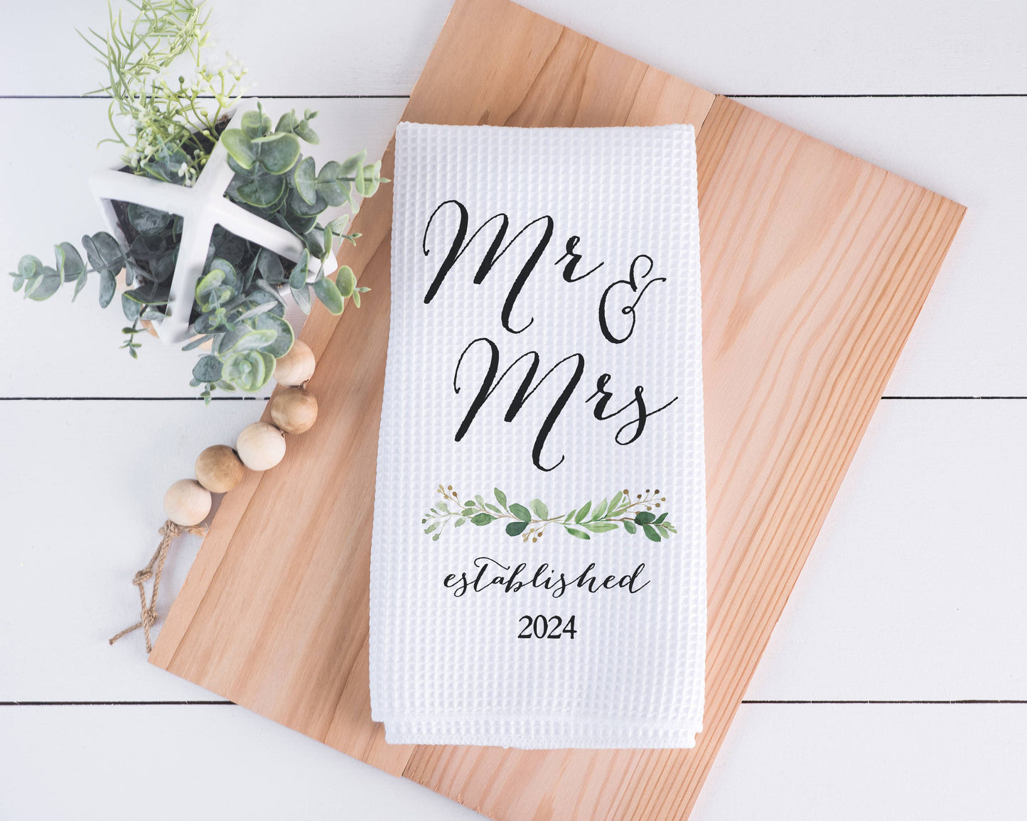 Mr & Mrs Kitchen Towel