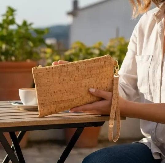 Cork Simple Wristlet