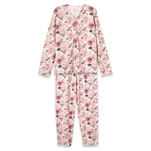 Garden Floral Matching Family Pajamas – Soft Bamboo - Gift