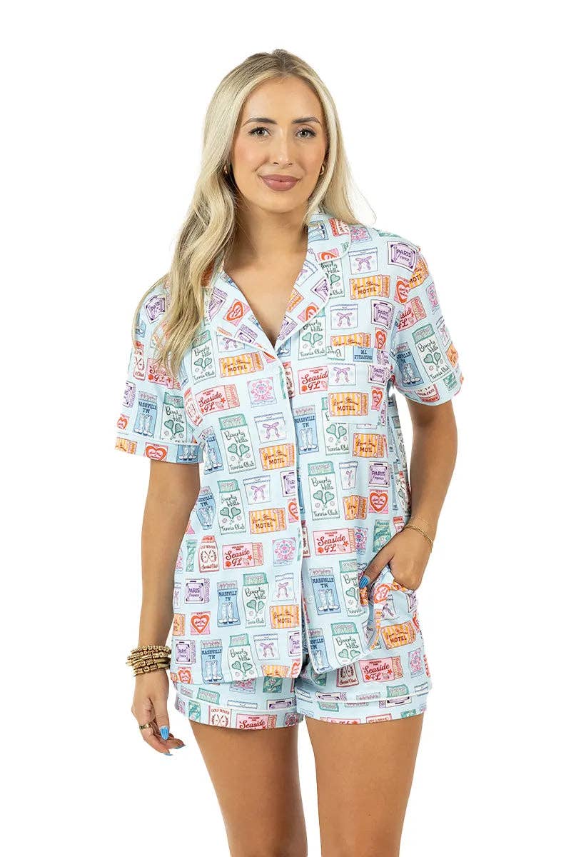 Traveling Matchbook Pajamas
