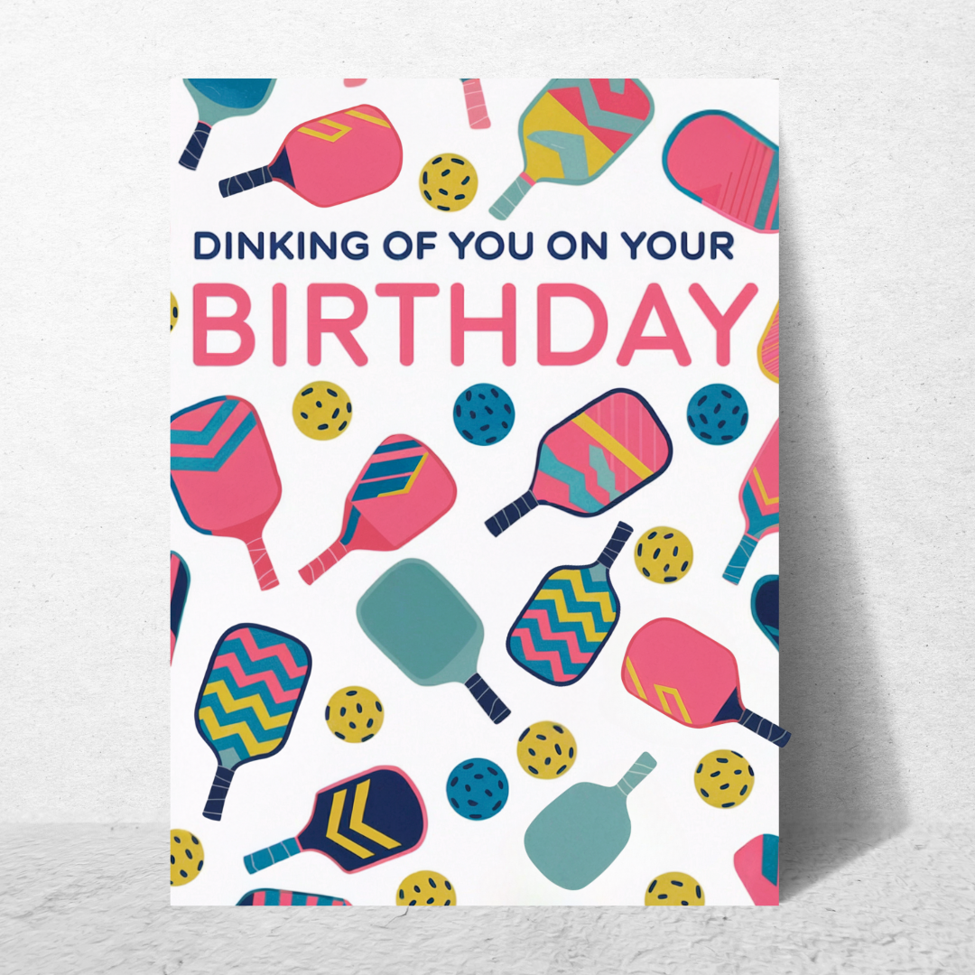 Pickleball - Birthday Card
