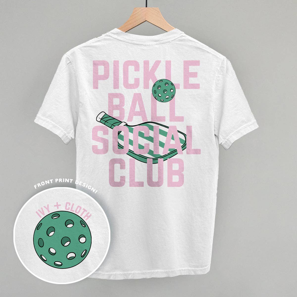 Pickleball Social Club Pink & Green