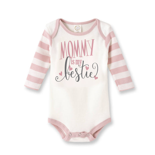 Mommy Is My Bestie Baby Bodysuit – Cotton Mother’s Day Gift