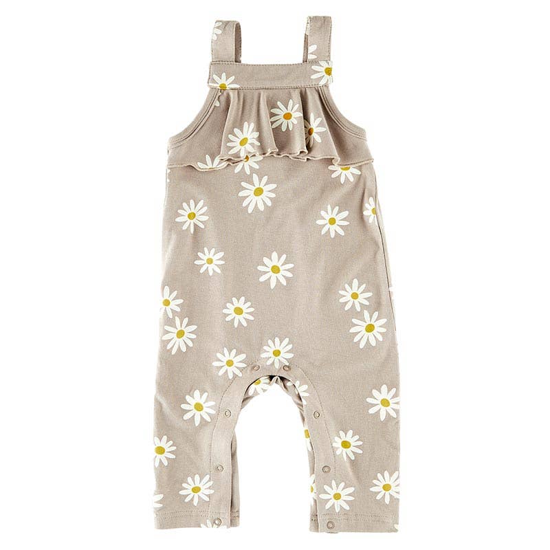 Overall Ruffle Romper - Daisy