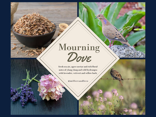 Mourning Dove Candle