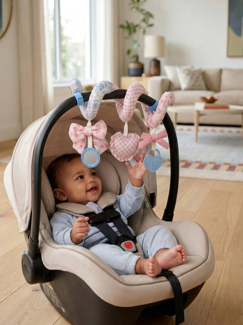 Itzy Bitzy Spiral Car Seat Activity Toy