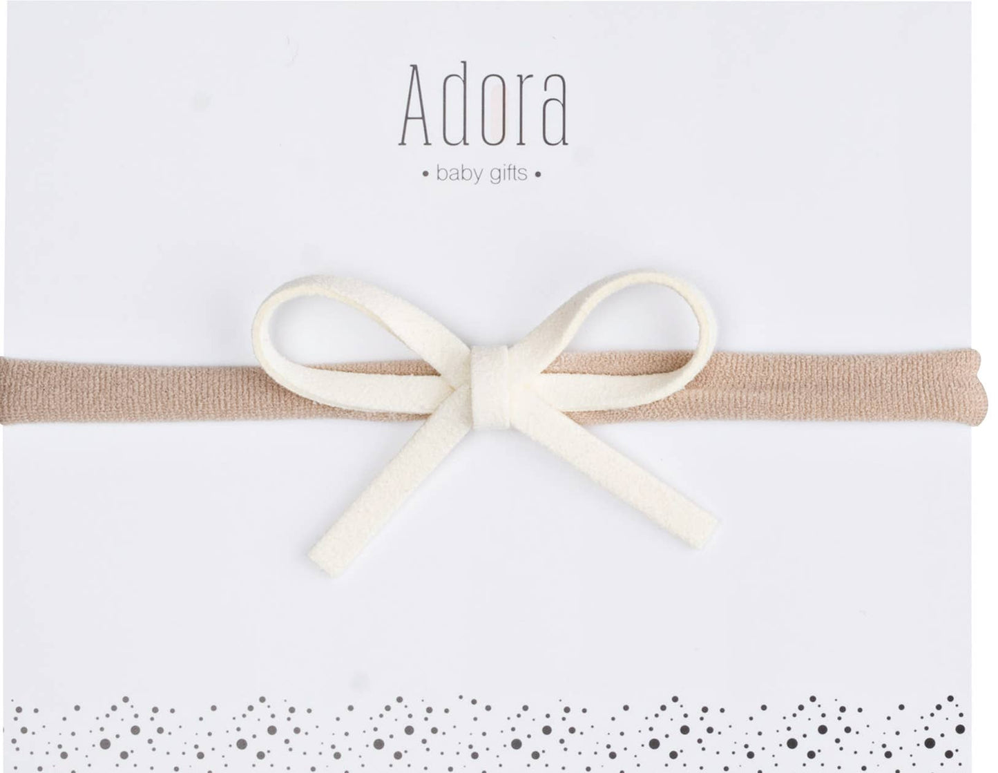 Ivory Mini Classic Headband