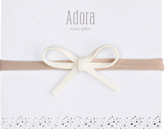 Ivory Mini Classic Headband