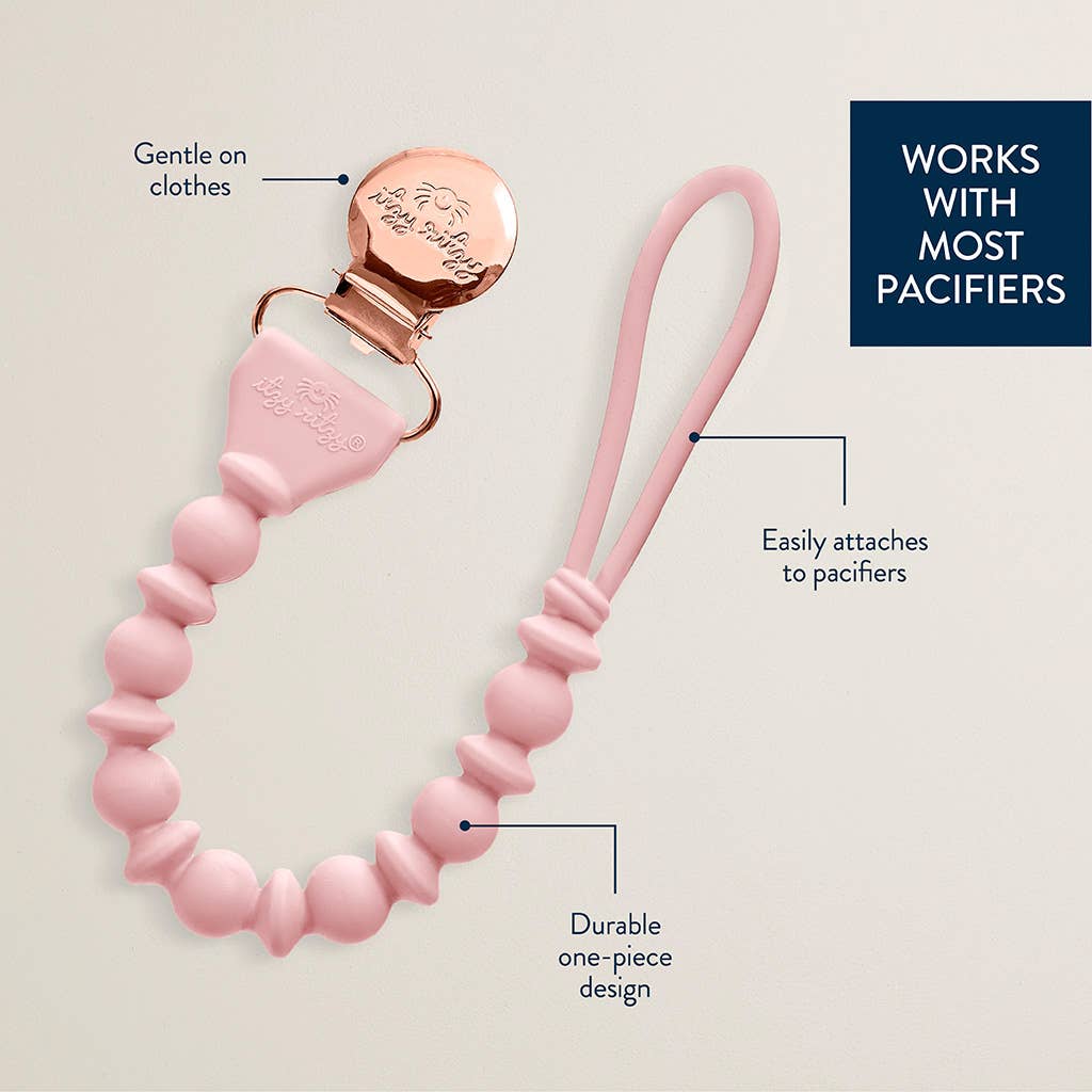 Itzy Paci Strap™ Silicone One-Piece Pacifier Clips