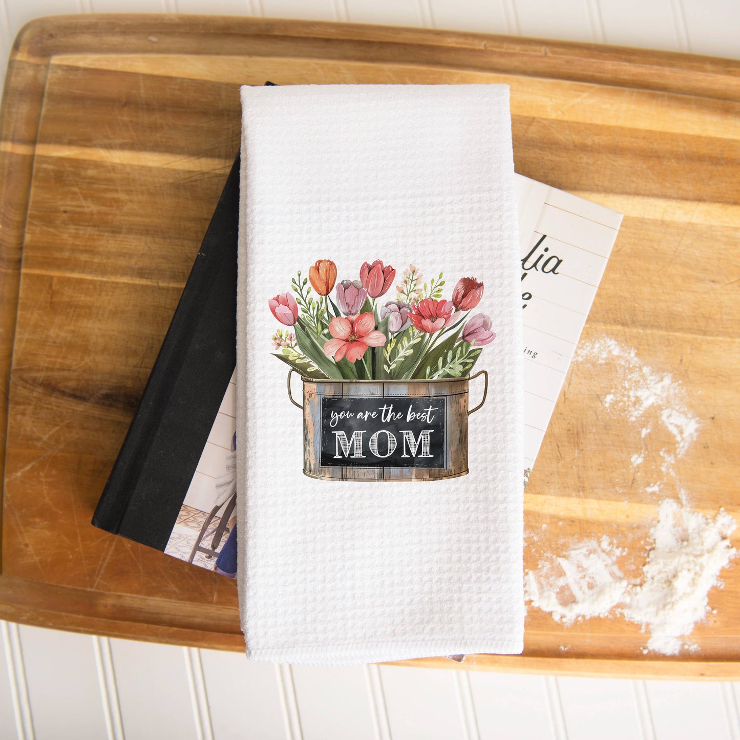 Mother's Day Best Mom Kitchen Towel