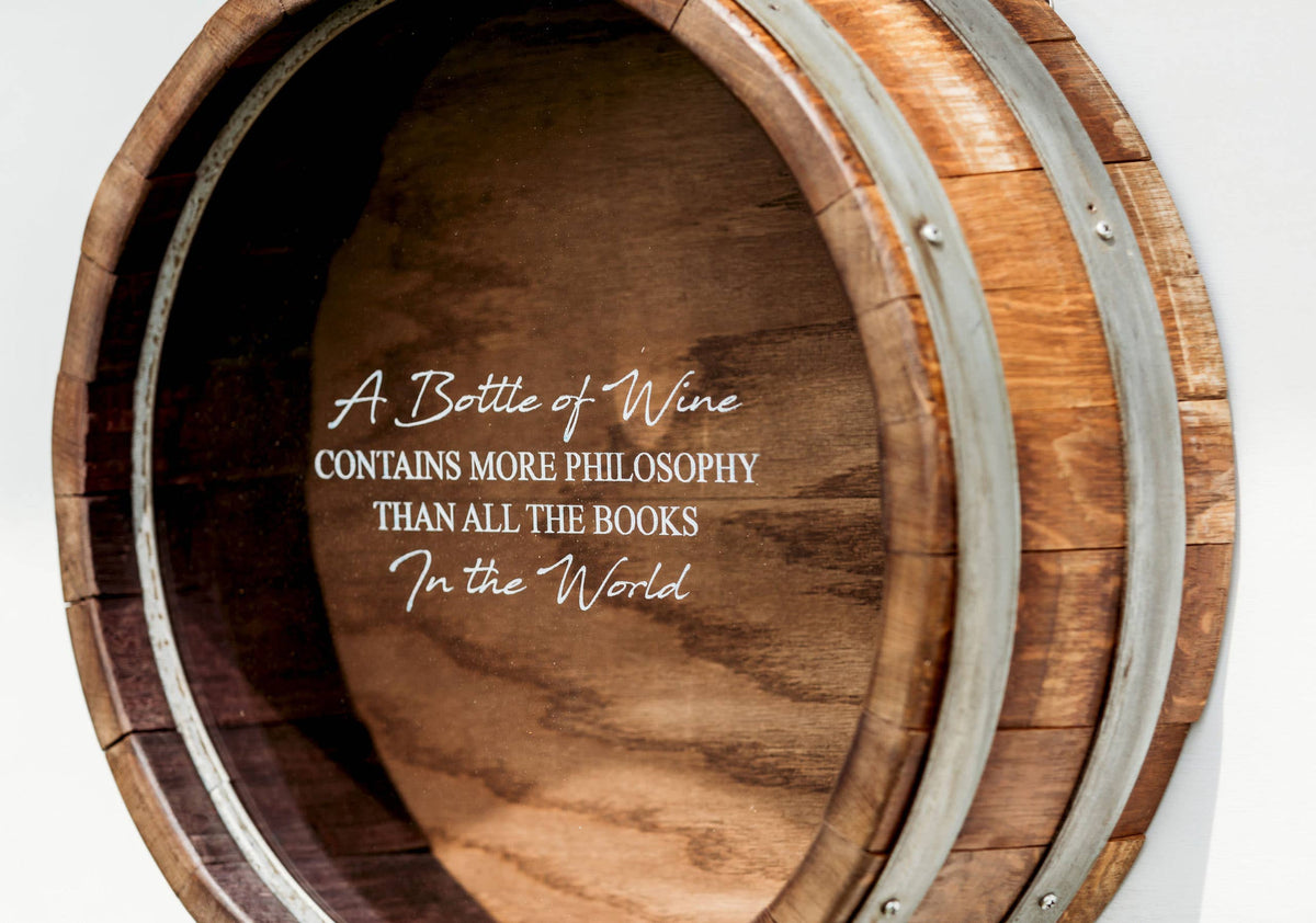 Large Wine Barrel Cork Display