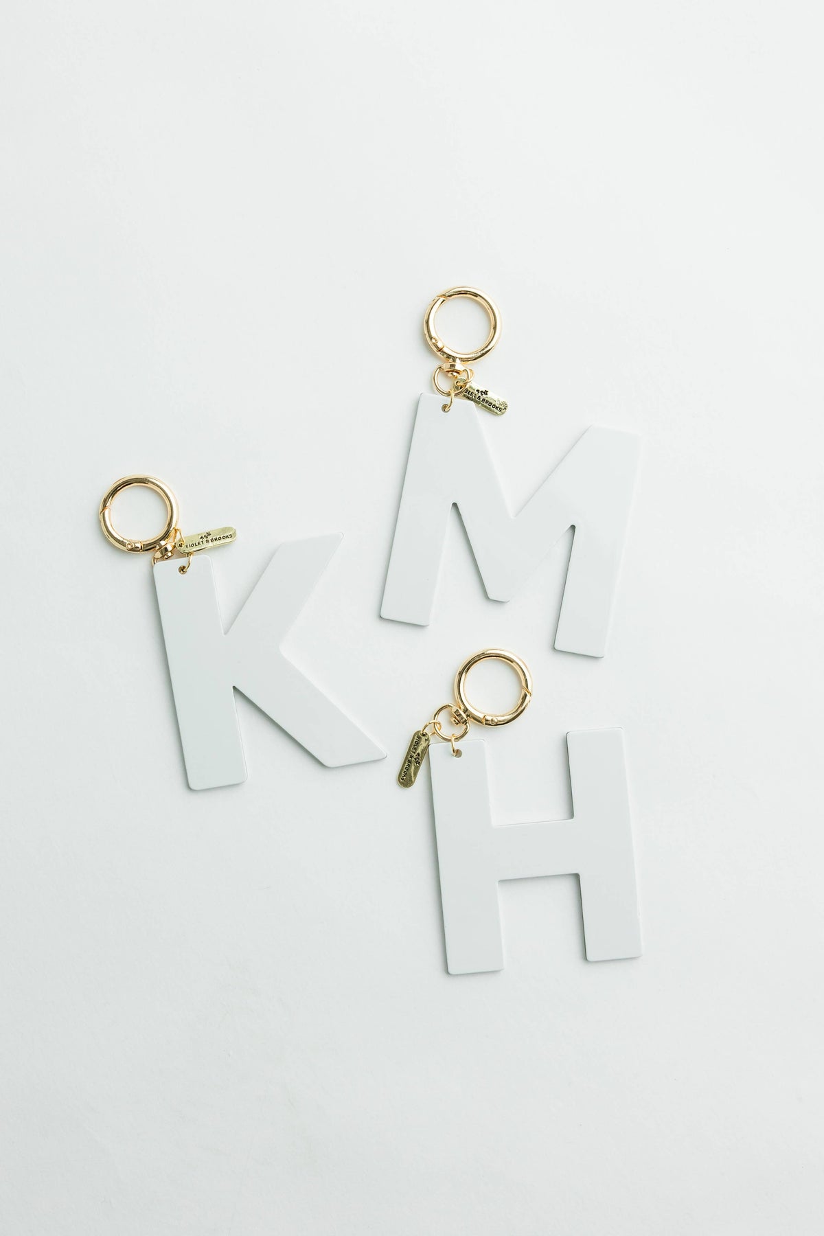 Kate White Initial Bag Charm