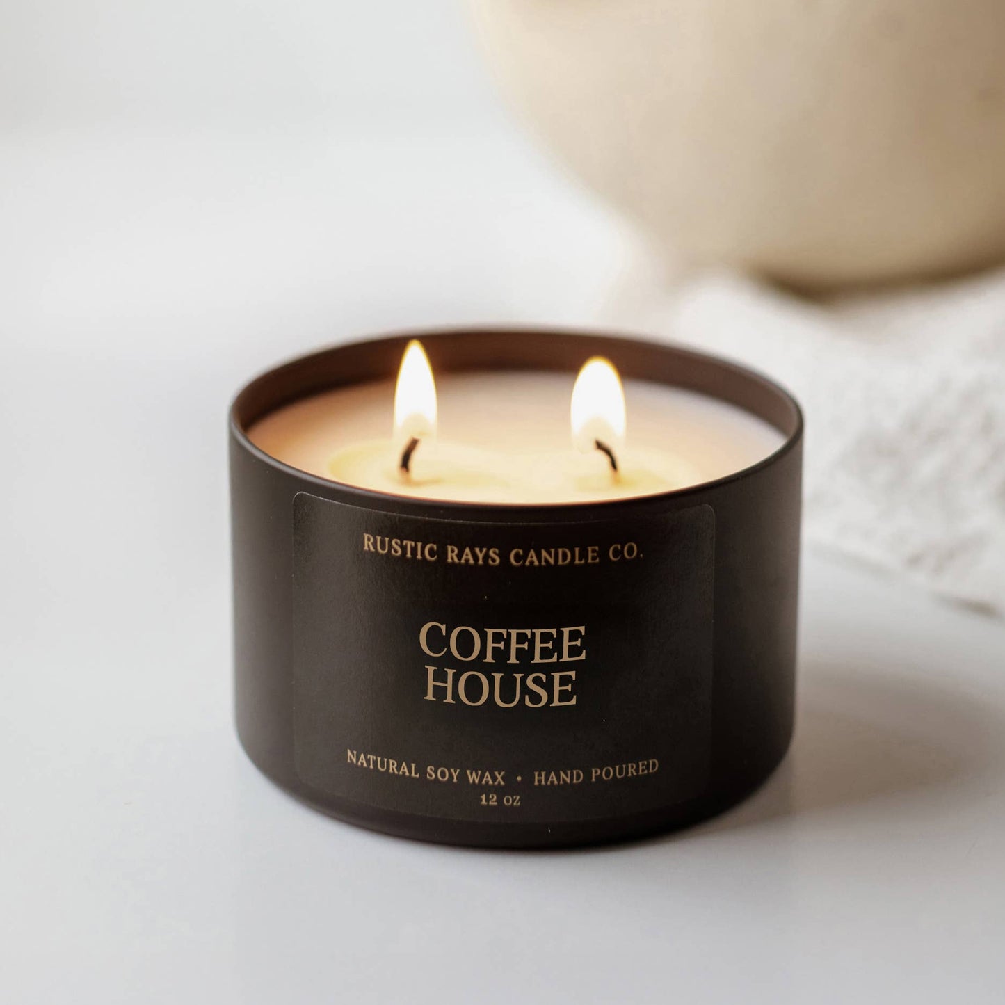 Coffee House 12 oz Soy Candle