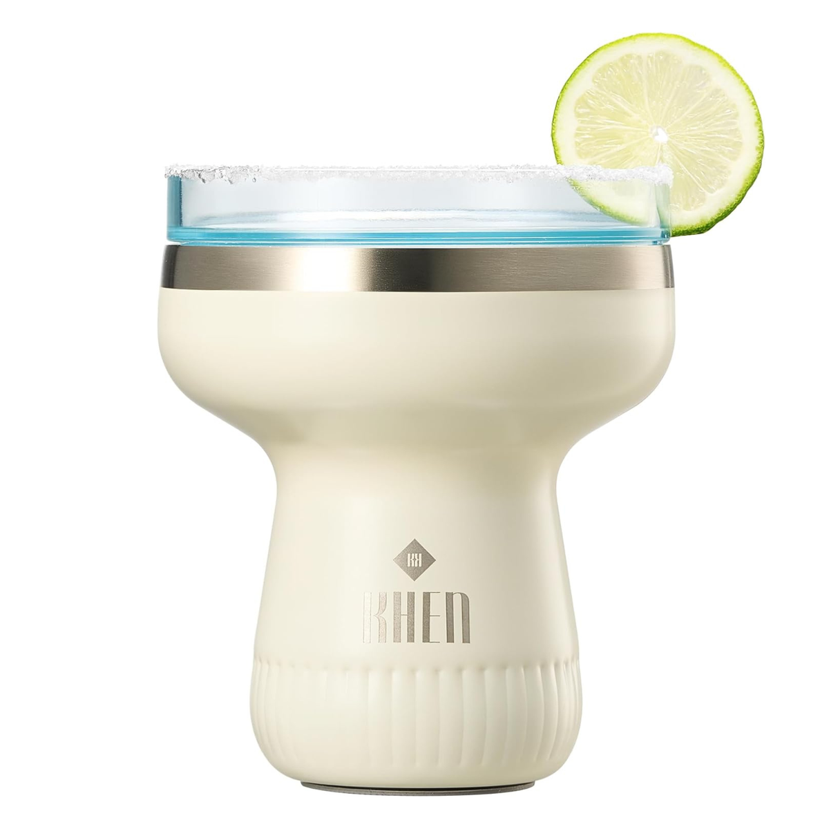 Double Wall Insulated Margarita Tumbler - Cream