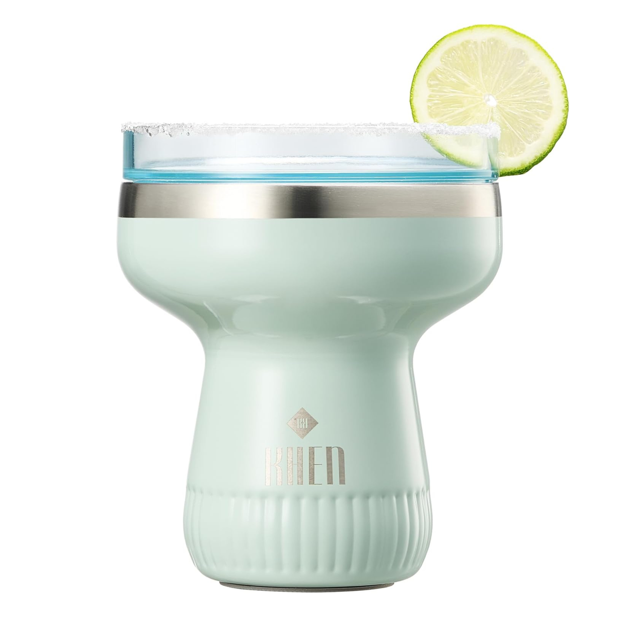Double Wall Insulated Margarita Tumbler - Sea Glass