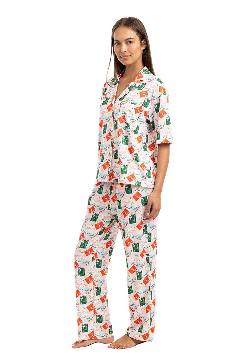 Santa's Mail Cute Christmas Pajamas