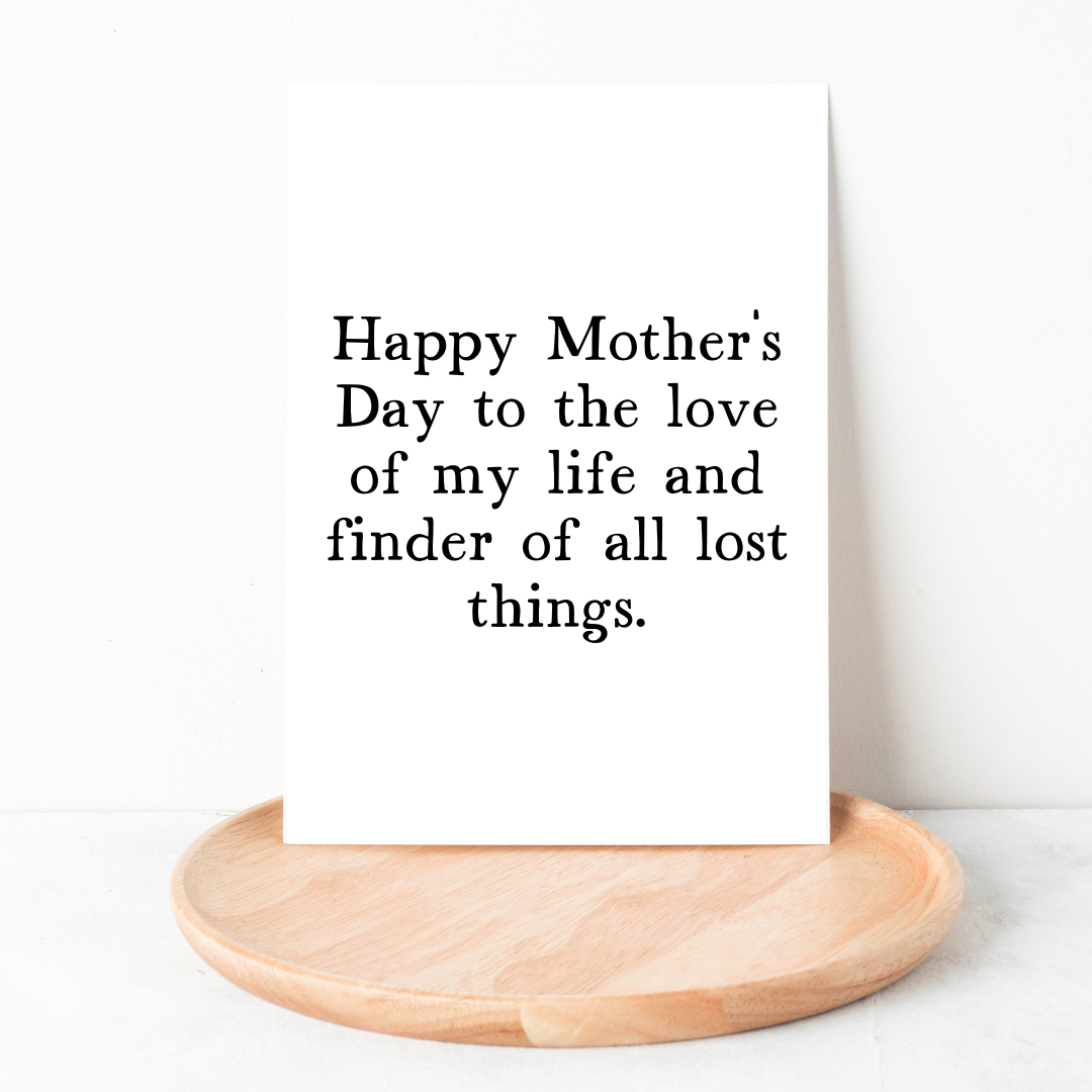 Love and Lost Things - Mother's Day Card