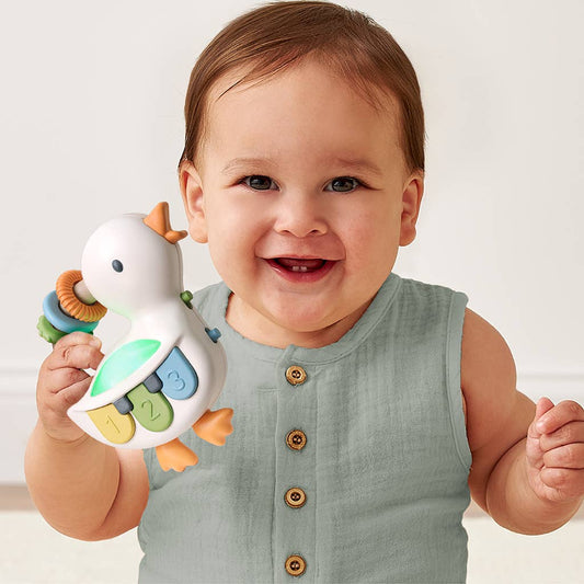 Bitzy Tunes™ Goose - Interactive Piano Toy