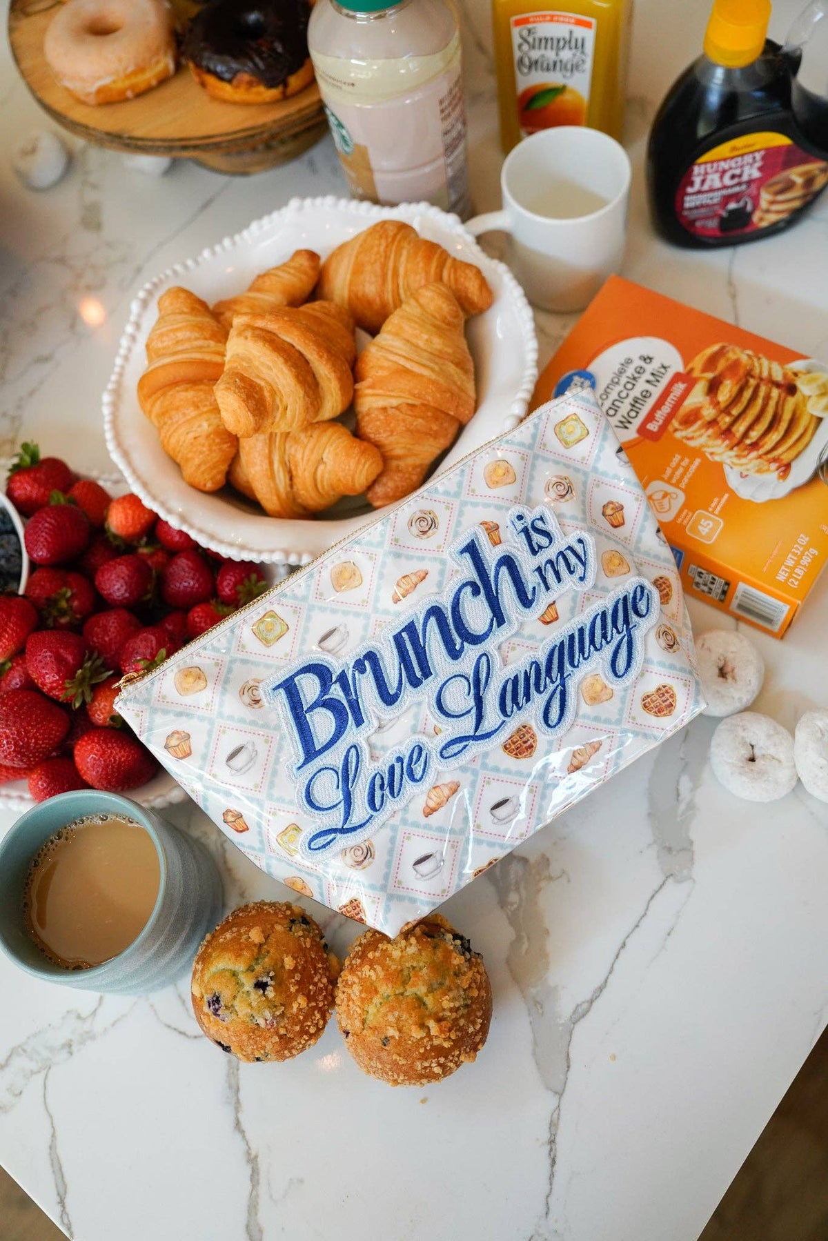 Brunch is my Love Language - Clear Coat Bag