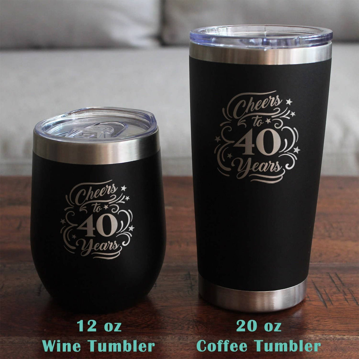 Cheers Anniversary Stemless Wine Glass