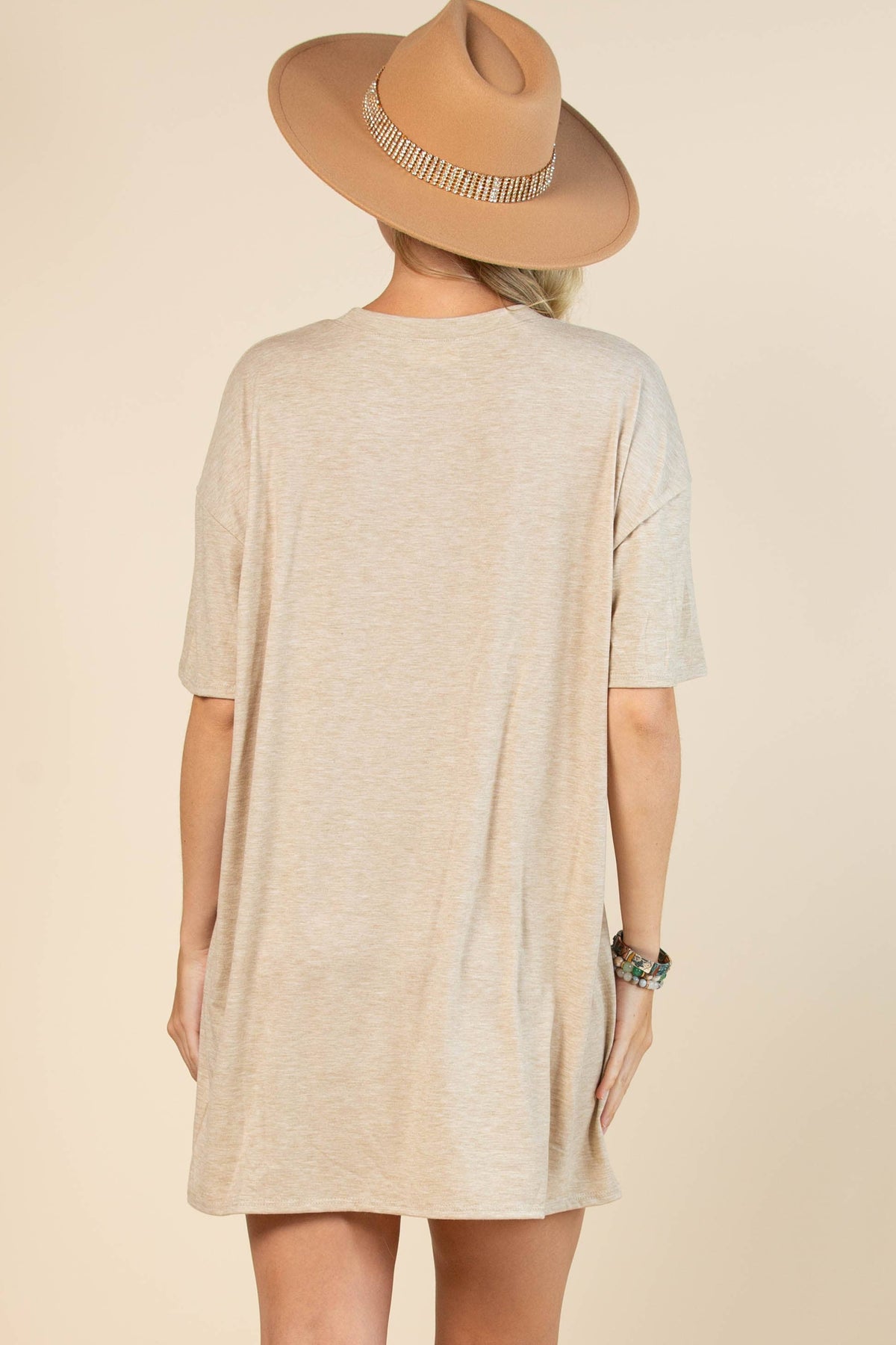 Elyse Vintage Western Rodeo Graphic T-Shirt Dress