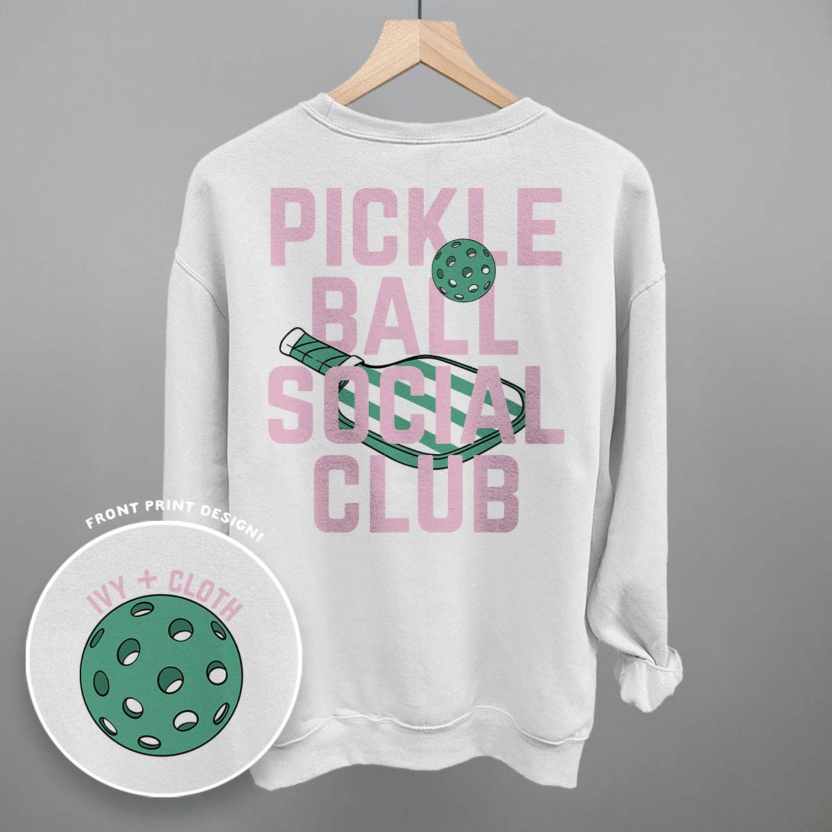 Pickleball Social Club Pink & Green