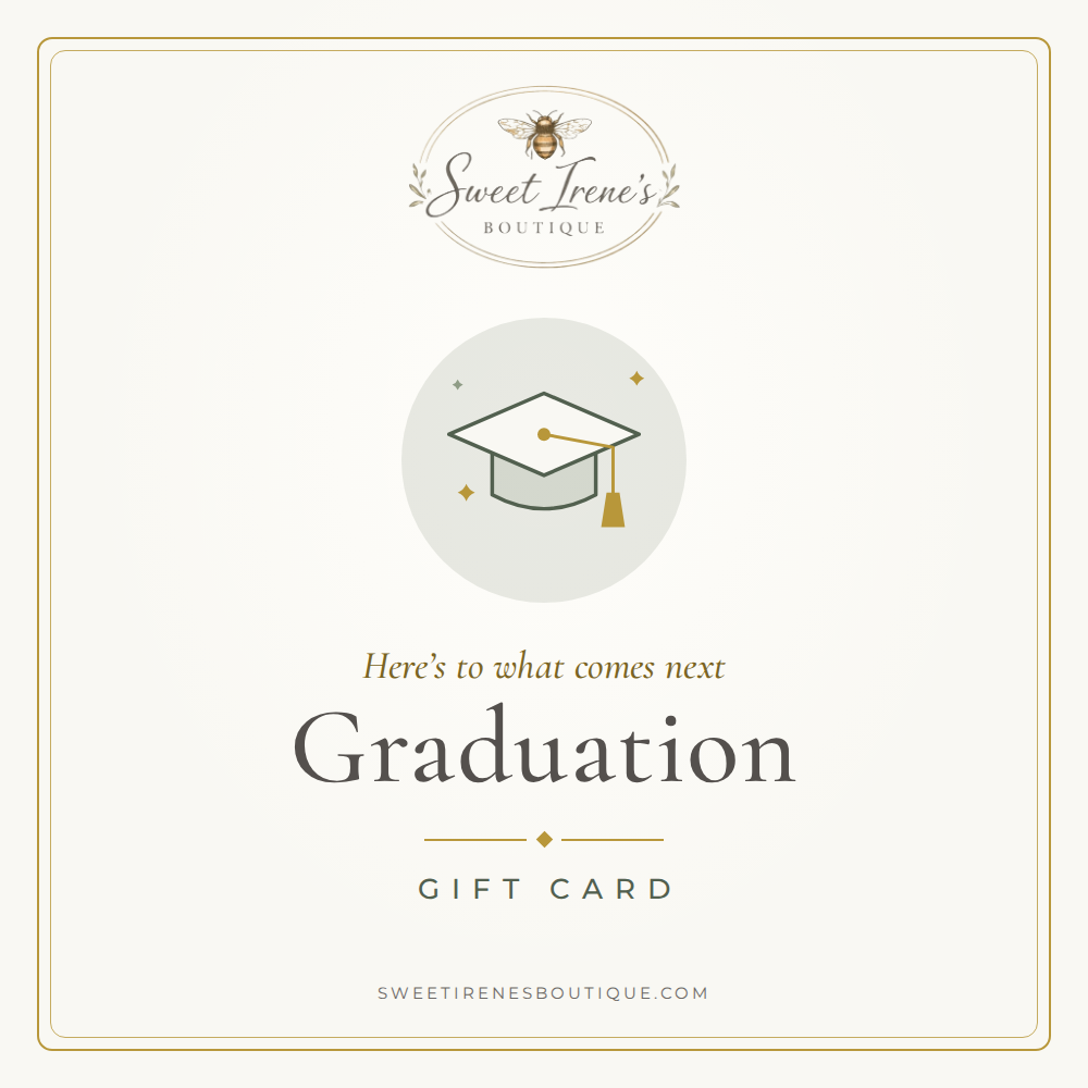 Sweet Irene's Graduation gift card