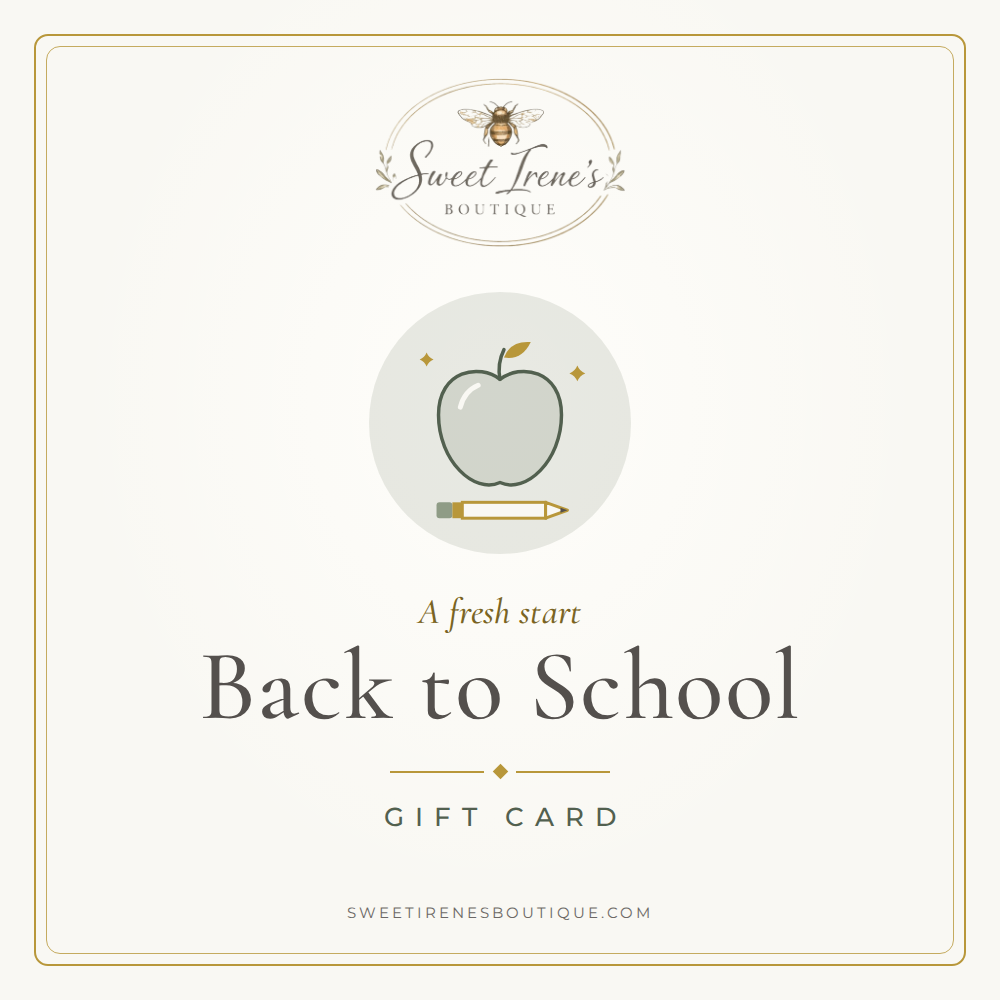 Sweet Irene's Back to School gift card