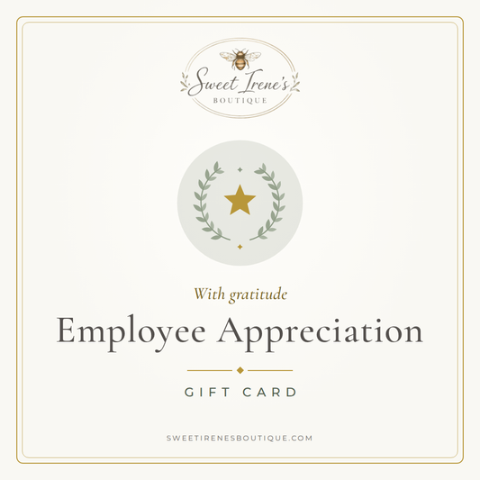 Sweet Irene's Employee Appreciation gift card